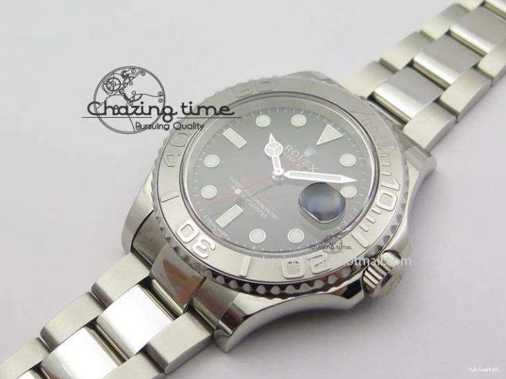 Edition 116622 Yacht-Master A2824 Noob Black Dial SS Best On Bracelet 0407